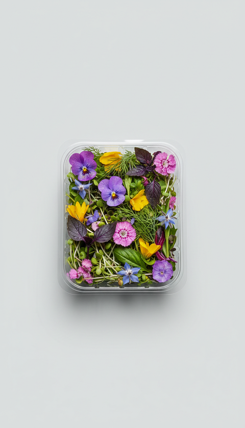 Edible Flower Mix Color Selection